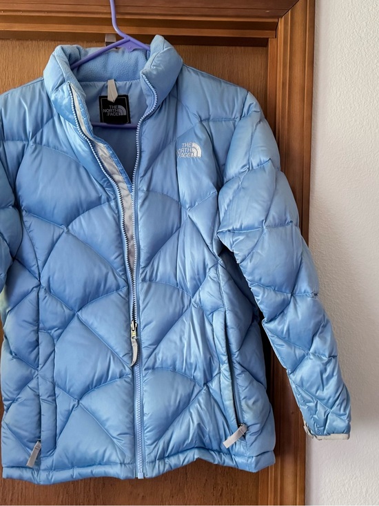 The North Face Other - The North Face Girls XL/TG Pale Blue Quilted Puffer Jacket